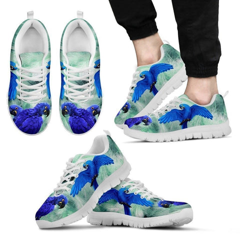 Hyacinth Macaw Parrot Running Shoes For Men-Free Shipping Limited Edition-Paww-Printz-Merchandise