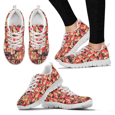 Yorkshire Terrier Pattern Print Sneakers For Women- Express Shipping-Paww-Printz-Merchandise