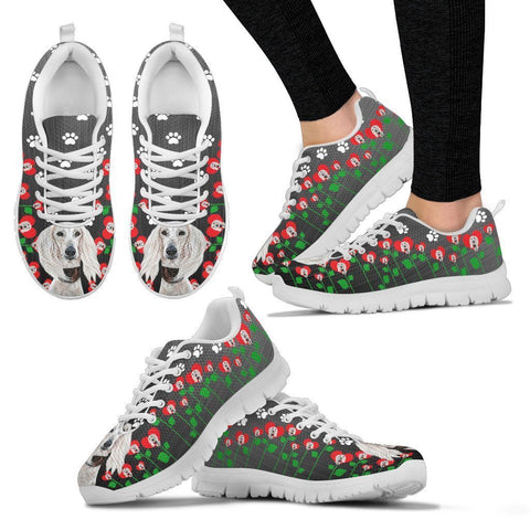 Valentine's Day Special-Saluki Dog Print Running Shoes For Women-Free Shipping-Paww-Printz-Merchandise