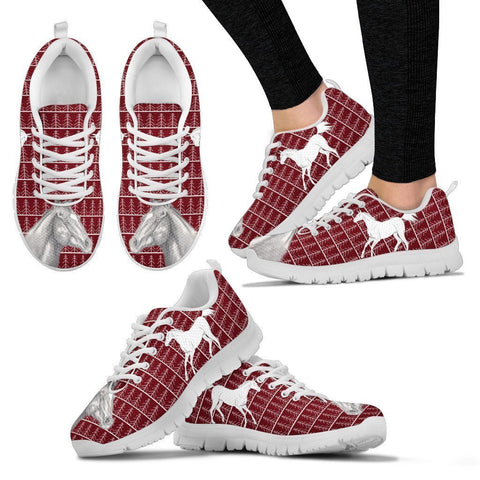 Akhal-Teke horse Print Christmas Print Running Shoes For Women Free Shipping-Paww-Printz-Merchandise