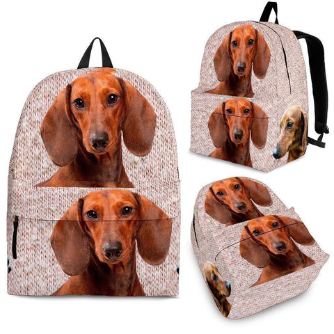 Dachshund Dog Print Backpack-Express Shipping-Paww-Printz-Merchandise
