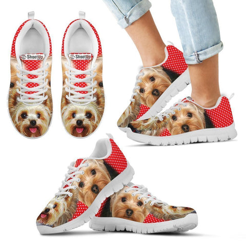 Yorkshire Terrier Print Running Shoes For Kids- Free Shipping-Paww-Printz-Merchandise