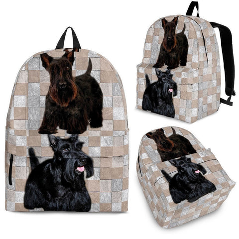 Scottish Terrier Dog Print Backpack-Express Shipping-Paww-Printz-Merchandise