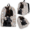 Scottish Terrier Dog Print Backpack-Express Shipping-Paww-Printz-Merchandise