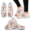 Pembroke Welsh Corgi Happy Halloween Print Running Shoes For Kids/Women-Free Shipping-Paww-Printz-Merchandise