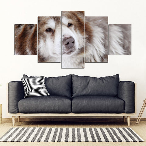 Canadian Eskimo Print- Piece Framed Canvas- Free Shipping-Paww-Printz-Merchandise