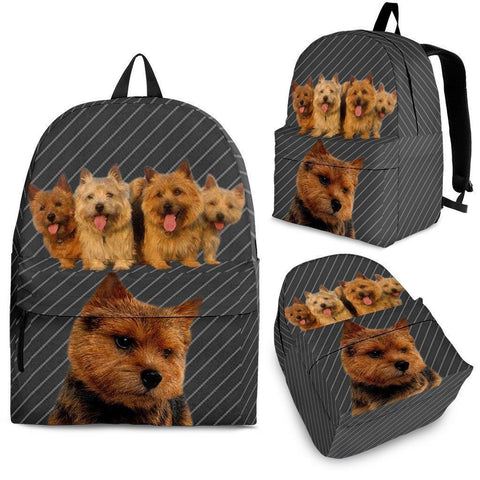 Norwich Terrier Print Backpack-Express Shipping-Paww-Printz-Merchandise