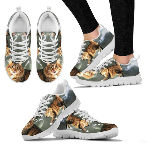 American Bobtail Cat (Halloween) Print-Running Shoes For Women/Kids-Free Shipping-Paww-Printz-Merchandise