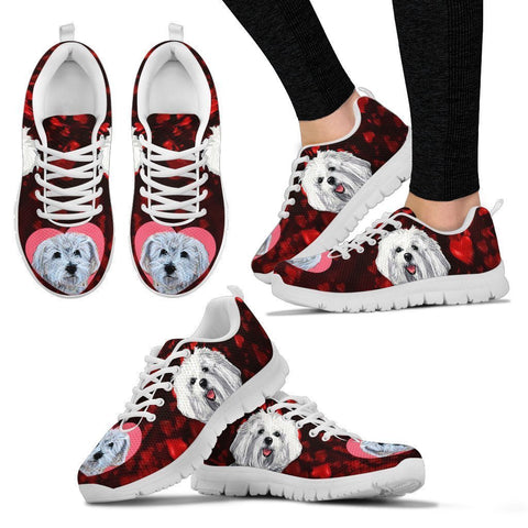 Valentine's Day Special-Cute Havanese Dog Print Running Shoes For Women-Free Shipping-Paww-Printz-Merchandise