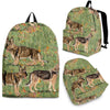 German Shepherd Dog Print Backpack-Express Shipping-Paww-Printz-Merchandise