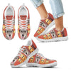Irish Wolfhound Happy Halloween Print Running Shoes For Kids/Women-Free Shipping-Paww-Printz-Merchandise