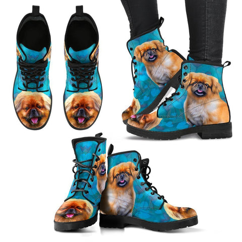 Valentine's Day Special-Pekingese Dog Print Boots For Women-Free Shipping-Paww-Printz-Merchandise