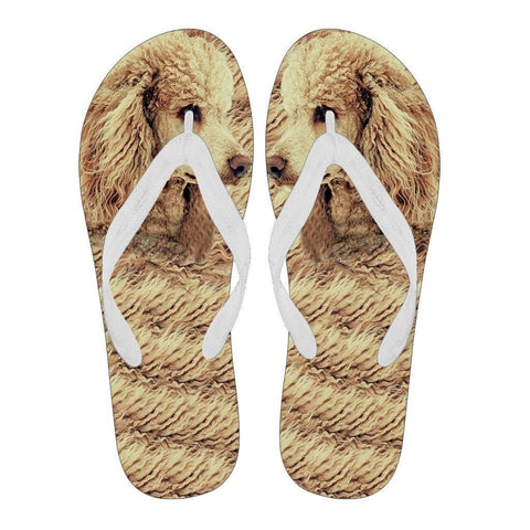 Poodle Flip Flops For Women-Free Shipping-Paww-Printz-Merchandise