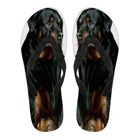 Rottweiler Flip Flops For Men-Free Shipping Limited Edition-Paww-Printz-Merchandise