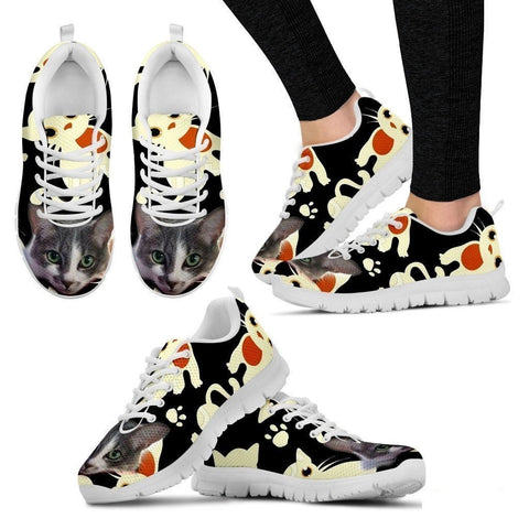 Elisa Pelletier/Cat-Running Shoes For Women-3D Print-Free Shipping-Paww-Printz-Merchandise