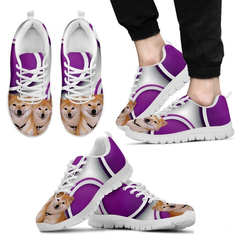 Shiba Inu Dog Running Shoes For Men-Free Shipping-Paww-Printz-Merchandise
