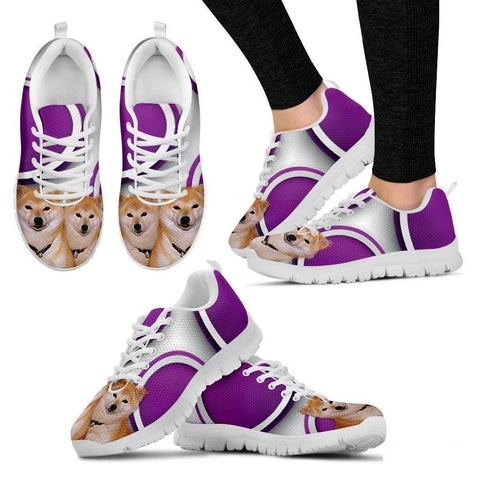 Shiba Inu Dog Running Shoes For Women-Free Shipping-Paww-Printz-Merchandise