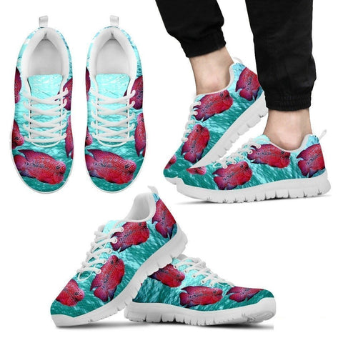 Flowerhorn Cichlid Fish Running Shoes For Men-Free Shipping Limited Edition-Paww-Printz-Merchandise