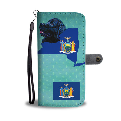 Newfoundland Dog Print Wallet Case-Free Shipping-NY State