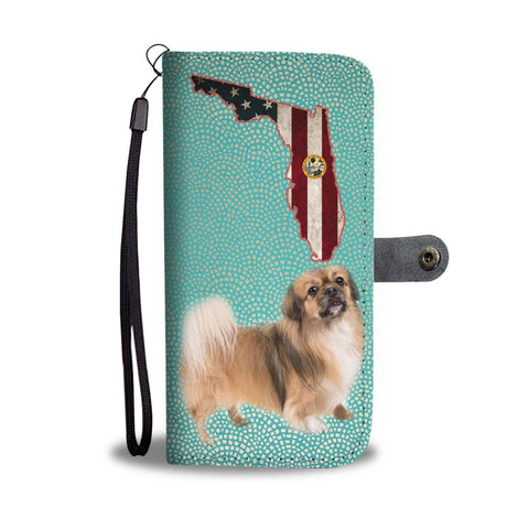 Tibetan Spaniel Print Wallet Case-Free Shipping-FL State