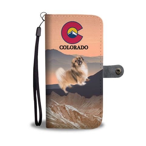 Tibetan Spaniel Print Wallet Case-Free Shipping-CO State