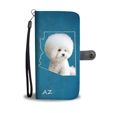 Bichon Frise Print Wallet Case-Free Shipping-AZ State