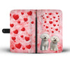 Lovely Bichon Frise Print Wallet Case-Free Shipping-AZ State