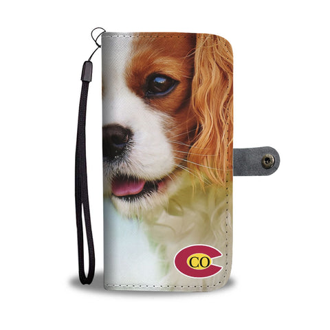 Cavalier King Charles Spaniel Print Wallet Case-Free Shipping-CO State