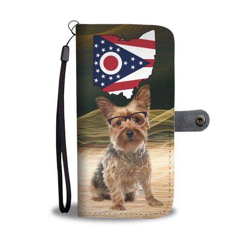 Yorkshire Terrier (Yorkie) Print Wallet Case-Free Shipping-OH State