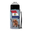 Cute Dachshund Dog Print Wallet Case-Free Shipping-MO State