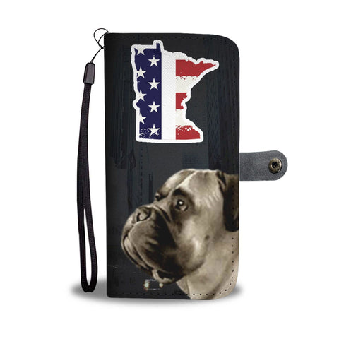 English Mastiff Print Wallet Case-Free Shipping-MN State