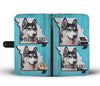 Siberian Husky Print Wallet Case-Free Shipping-MO State