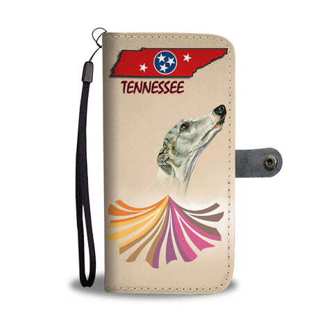 Amazing Whippet Dog Print Wallet CaseTN State