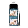 Cute Chihuahua Dog Print Wallet Case-Free Shipping-OR State