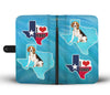 Beagle Dog Print Wallet Case-Free Shipping-Tx State