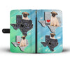 Amazing Pug Dog Print Wallet Case-Free Shipping-TX State