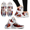 Gerardette McCarthy/ Cat Print Running Shoe For Women- Free Shipping-Paww-Printz-Merchandise