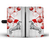 Dachshund Dog Christmas Print Wallet Case-Free Shipping