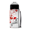 Dachshund Dog Christmas Print Wallet Case-Free Shipping