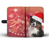 Australian Shepherd Christmas Print Wallet Case-Free Shipping