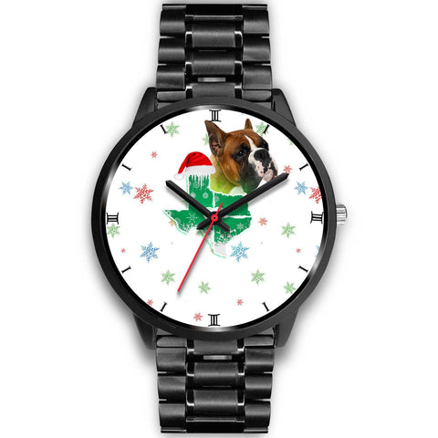 Boxer Dog Texas Christmas Special Wrist Watch-Free Shipping