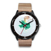 Borzoi Dog Texas Christmas Special Wrist Watch-Free Shipping