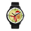 Cute Shar Pei Print On Christmas Wrist Watch-Free Shipping-FL State
