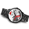 Alaskan Malamute On Christmas Print Wrist Watch-Free Shipping-FL State