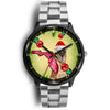 Belgian Malinois Dog On Christmas Florida Wrist Watch-Free Shipping