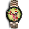 Belgian Malinois Dog On Christmas Florida Wrist Watch-Free Shipping