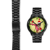 Belgian Malinois Dog On Christmas Florida Wrist Watch-Free Shipping
