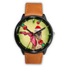 Belgian Malinois Dog On Christmas Florida Wrist Watch-Free Shipping