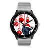 Customized Dog Print Christmas Special Black Wrist Watch-Free Shipping