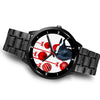 Customized Dog Print Christmas Special Black Wrist Watch-Free Shipping